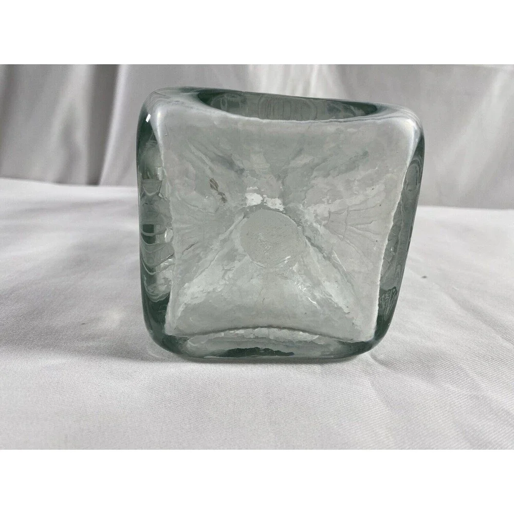 Vintage Etched Ships Kluk Kluk Decanter No Stopper #649 READ